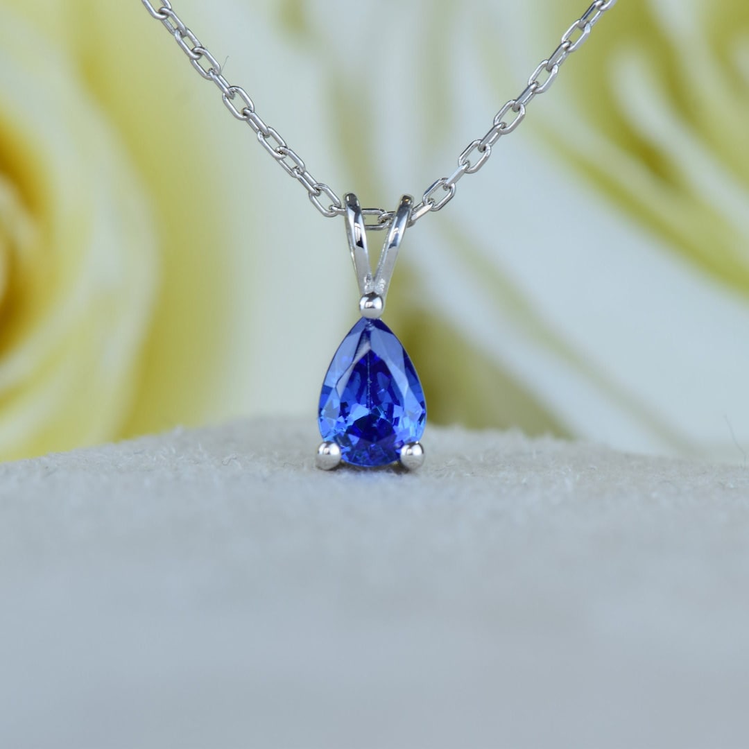 Small Tanzanite Necklace