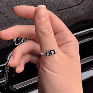 Dean Winchester “DW” letter ring
