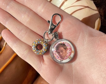 Donut Dexter keychain