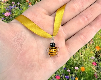It’s Honey, I Collected it Myself - ribbon necklace