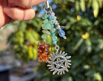 Dean/Castiel phone charm