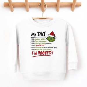 Toddler Grinch Sweaters, Kids Ugly Christmas Sweater, Toddler Ugly ...