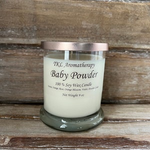 Baby Powder Soy Wax Candle 4 oz.– Southern Candle Studio