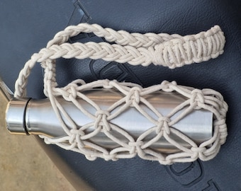 Macrame Water Bottle Holder 100% Eco Friendly