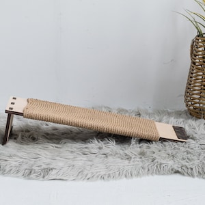 Rope cat scratcher, Floor cat scratcher, Cat scratching post modern, Cat scratching pad, Cat furniture modern, Sisal cat scratching post