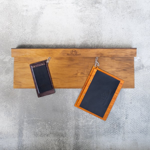 Wall Mounted Menu Holder Etsy