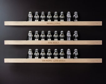 Soporte de exhibición de minifiguras, estantes de minifiguras, soporte de minifiguras, soporte de pared de minifiguras, estante de exhibición para coleccionables, estantes personalizados