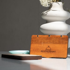 Custom check presenter, Bill holder, Bill presenter, Check holder, Check box, Receipt holder, Check holder restaurant, Check presenter wood