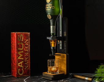 Tirador del dispensador de licor, Dispensador de alcohol, Dispensador de whisky, Dispensador de bar casero, Dispensador de vodka, Regalo de alcohol para él, Decoración del bar casero