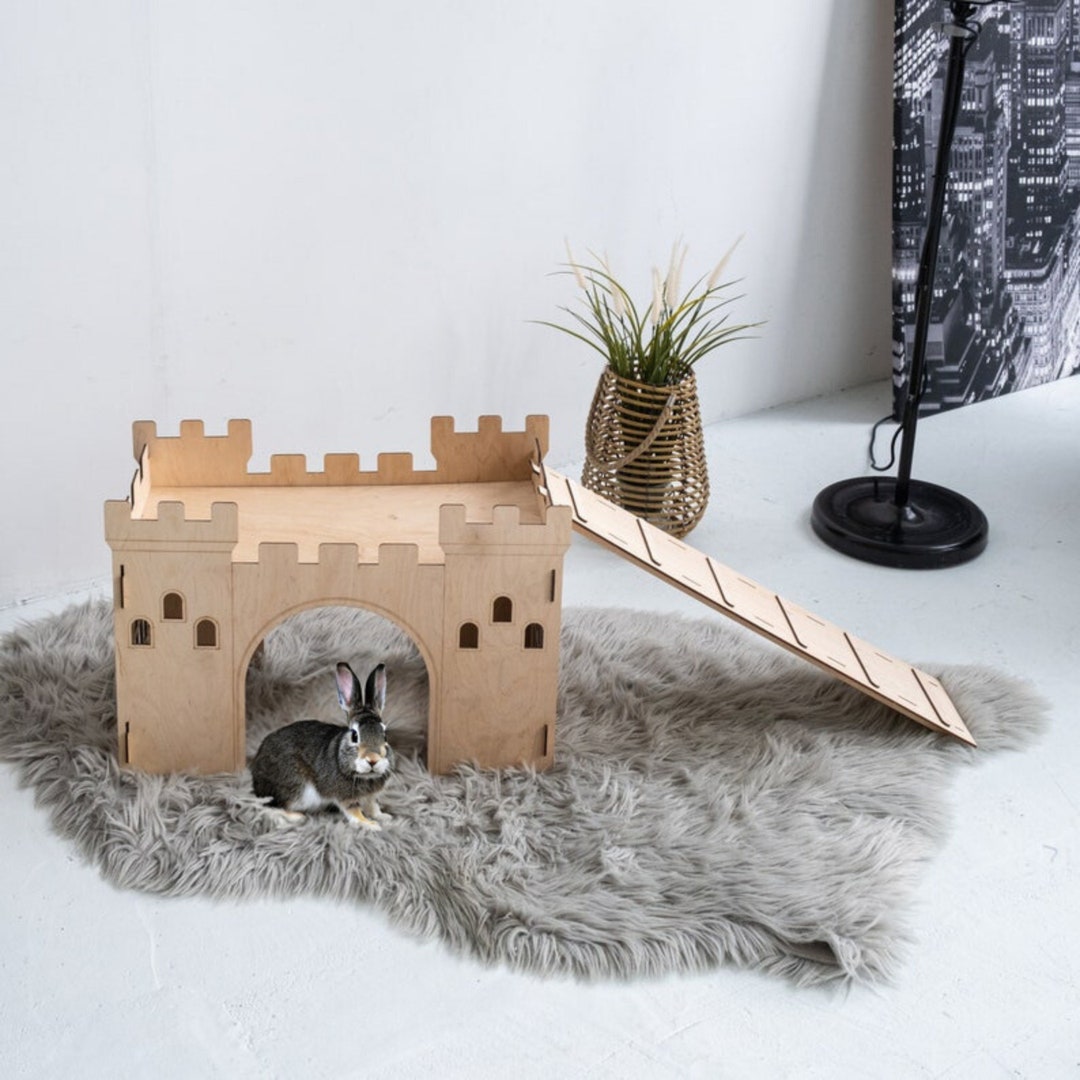 Rabbit House Castle, Rabbit House Indoor, Rabbit Castle House, Bunny