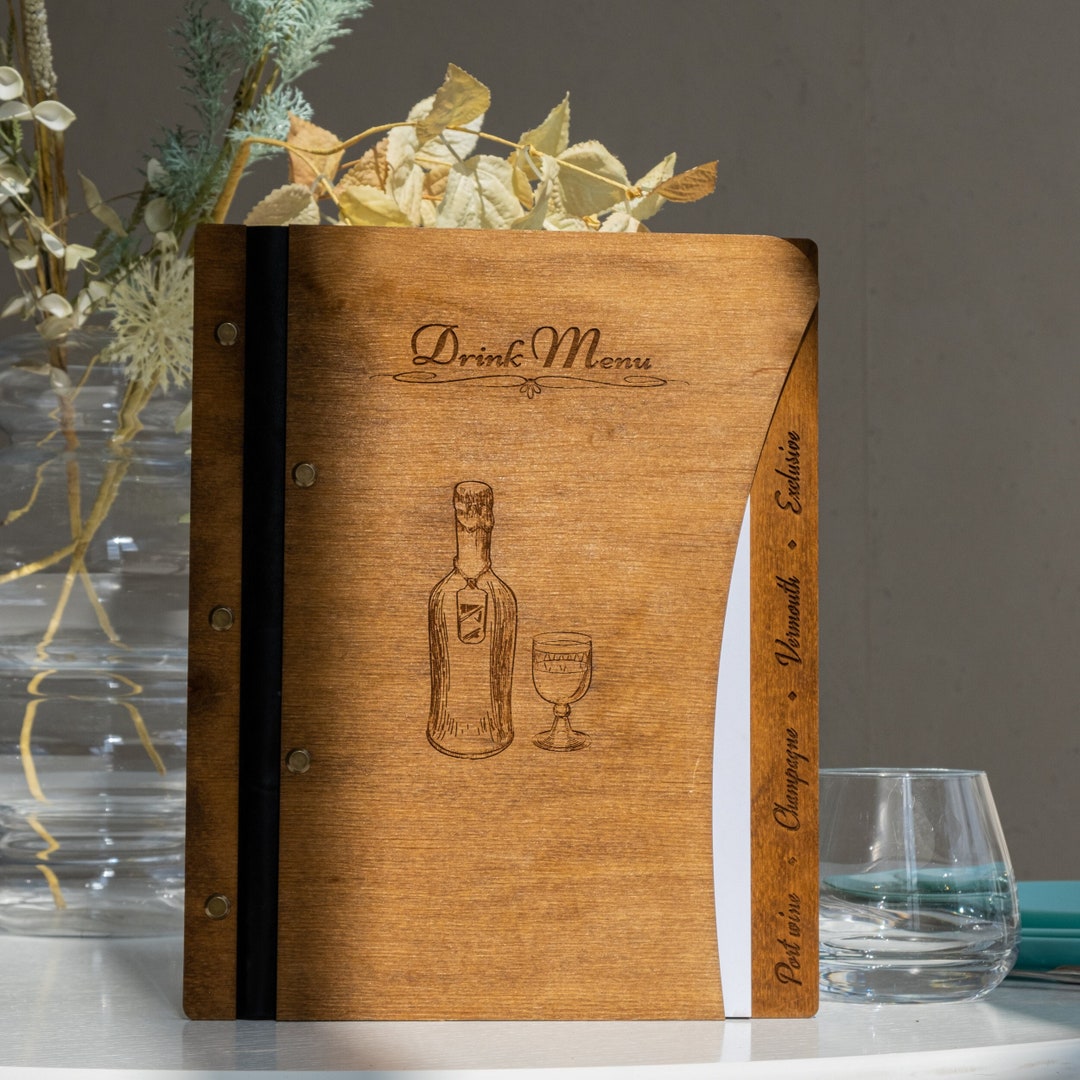 Buy Drink Menu Holder Drink Menu for Restaurant Cocktail Menu Online in