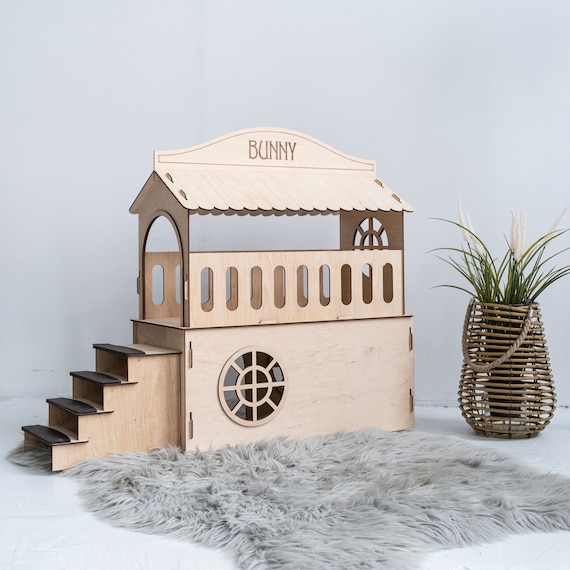 Custom rabbit house deals