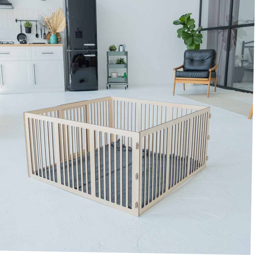 Dog Crate Furniture With Drawer, Custom Dog Crate Furniture, Large Dog