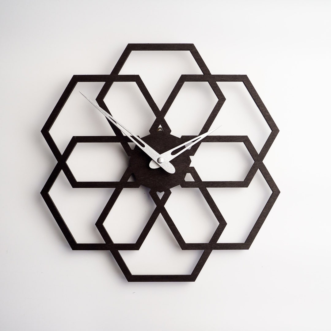 Flower Wall Clock, Flower Clock, Modern Clock for Wall, Clock Wall