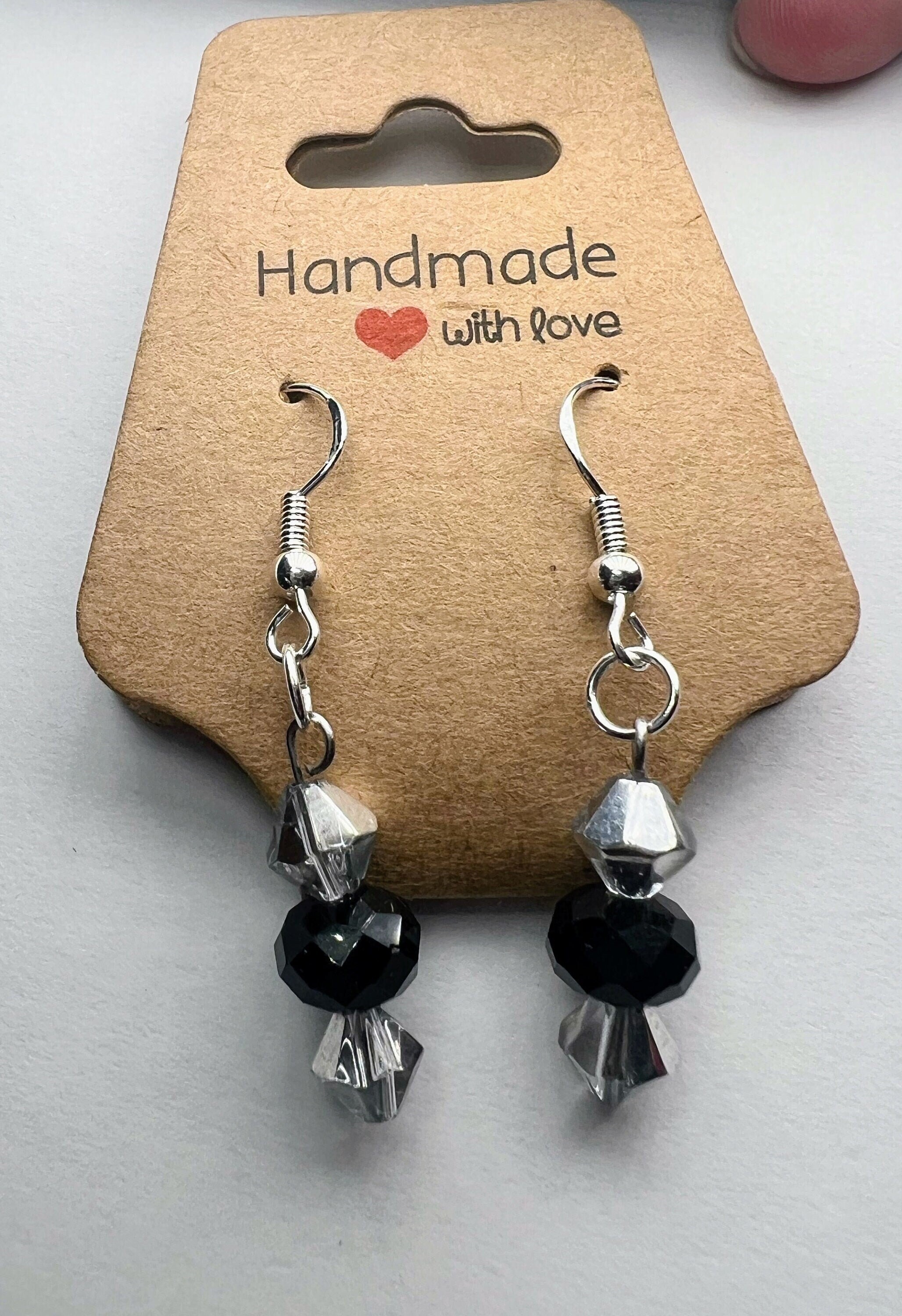 Small Swipe Earrings Crystal-Embellished