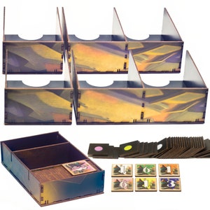 Organizer for Dixit cards, token set for voting