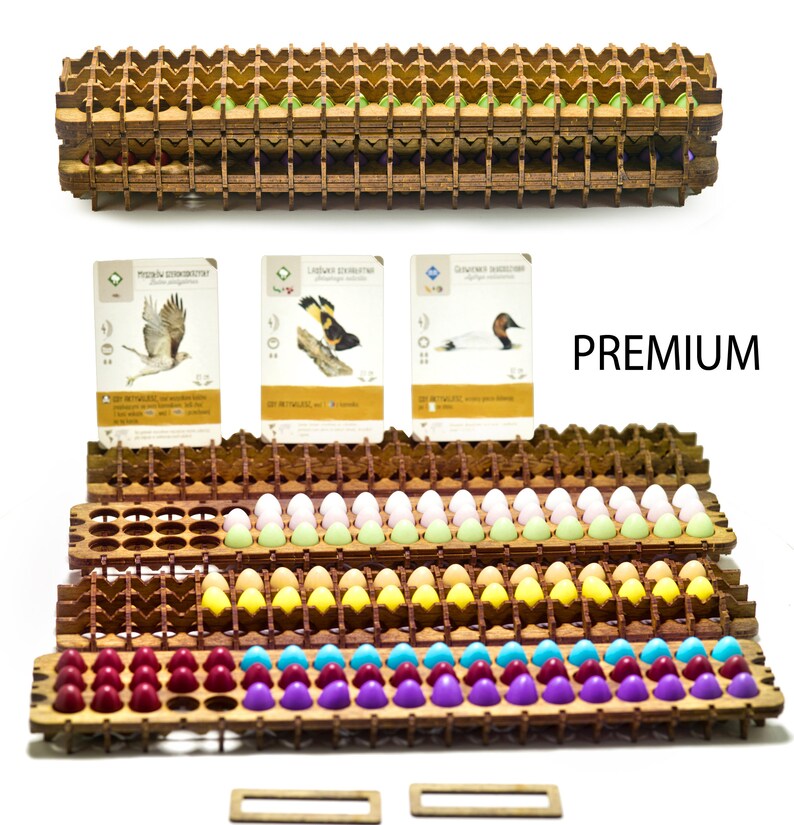 Wingspan Organizer With Bird Feeder Etsy