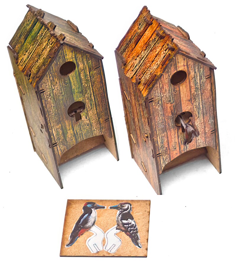 Wingspan Organizer With Bird Feeder Etsy