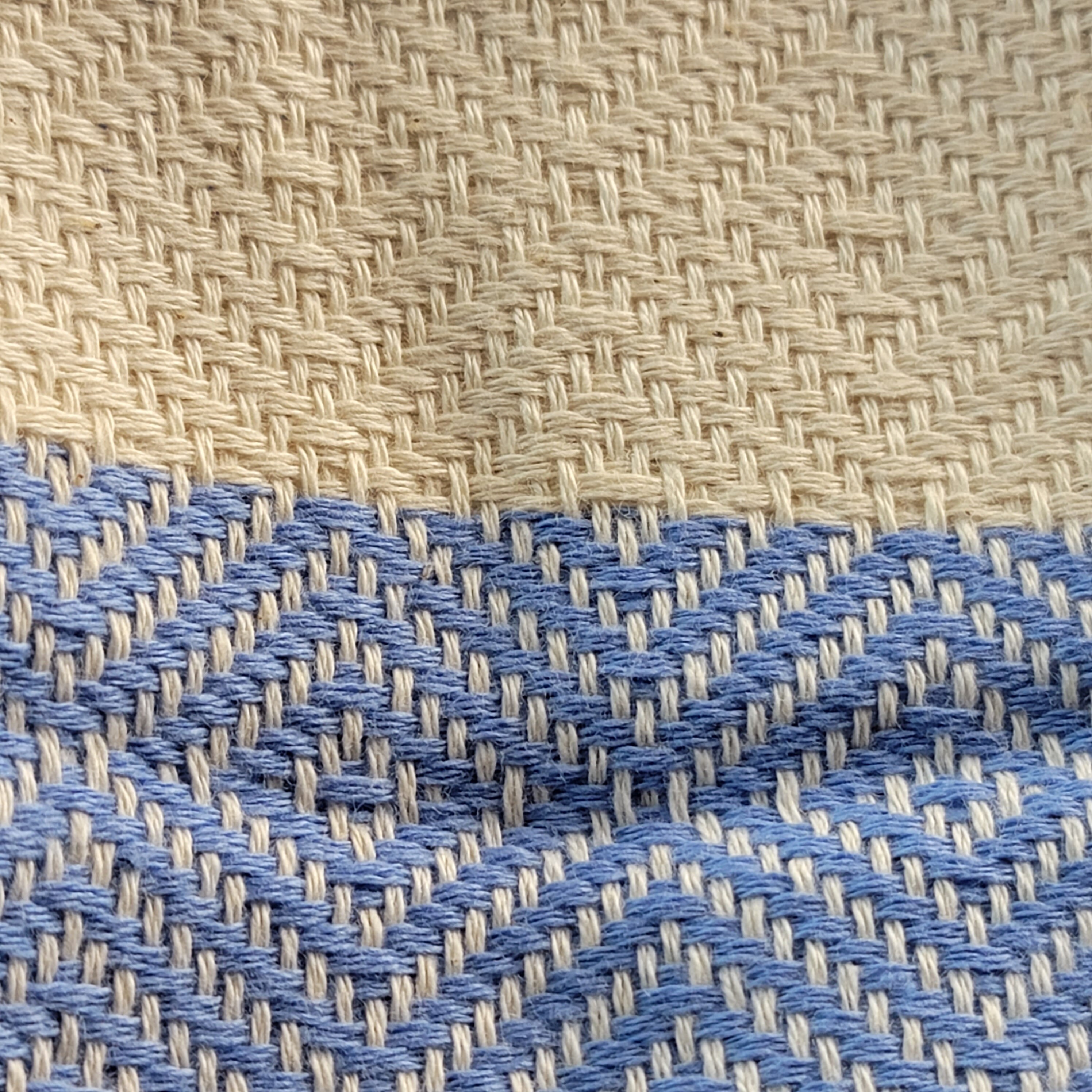 Original Cotton Bath Towel, Turkish Beach Towel, Light Blue Peshtemal