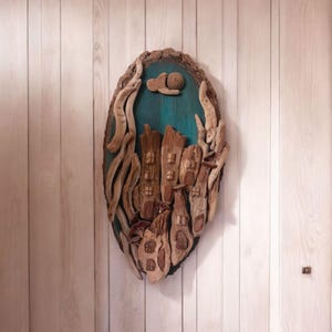 Tidewood Village Ocean Inspired Driftwood Wall Decor