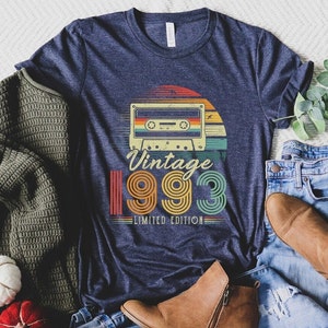 Vintage 1993 Shirt, 32nd Birthday Shirt, Retro Limited Edition 1993 Shirt, 32nd Birthday Gift, 32nd Limited Edition, 32 Years Old,1993 Shirt