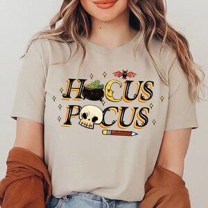 Hocus Focus Teacher Shirt, Teacher&#39;s Gifts, Teacher Appreciation, Teacher Shirts Gift, School Shirt, Gift For Teacher,Halloween Teacher Gift