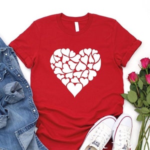 Valentines Day Shirt, Heart Shirt, Valentines Day Shirts For Women, Teachers Valentines Day Shirt, Cute Heart T-shirt, Cute Valentine Shirt