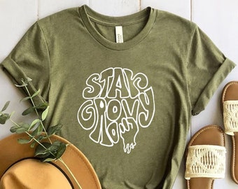 Stay Groovy Shirt, Retro Stay Groovy Shirt, Vintage Shirt, Hippie Shirt, Vintage T Shirt, Retro Clothing, Boho Shirt, Retro Hippie Shirt