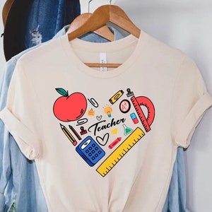 Inspirational Teacher Shirts, Teach Love Inspire Shirt, Teacher Appreciation Shirt, Back To School Shirt, First Grade Teacher Shirts