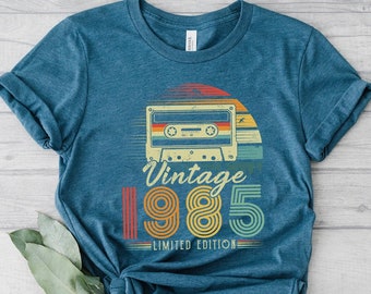 Vintage T Shirt, 40th Birthday Shirt, Vintage 1985 Shirt, 40th Birthday Gift for Women, 40th Birthday Shirt Men, Retro Shirt, Vintage Shirts