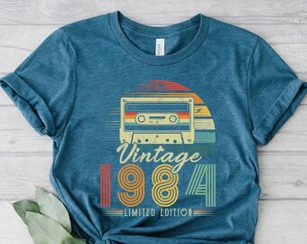 41st Birthday Shirt, Vintage T Shirt, Vintage 1984 Shirt, 41st Birthday Gift for Women, 41st Birthday Shirt Men, Retro Shirt, Vintage Shirts