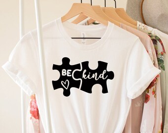 Be Kind Shirt, Autism Shirt, Gift For Autism,Autism Aware Shirt,Special Education Shirt,Autism Teacher Shirt,Puzzle Piece Shirt,Autism Heart