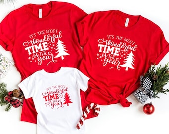 It's The Most Wonderful Time Of The Year, Christmas Shirt, Family Christmas Shirts, Gift For Christmas, Merry Christmas Shirt, Holiday Shirt