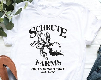 Schrute Farms Shirt, The Office Shirt, Funny Dwight Shirt, TV Show Shirt, Dwight Office Shirts, Beet Farmer T-Shirt, Bed and Breakfast Shirt