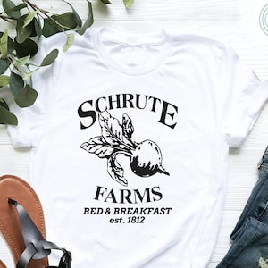 Schrute Farms Shirt, The Office Shirt, Funny Dwight Shirt, TV Show Shirt, Dwight Office Shirts, Beet Farmer T-Shirt, Bed and Breakfast Shirt
