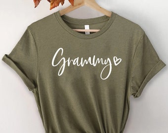 Grammy Shirt, Grammy Gift, Grandma Shirt, Mothers Day Gift for Grammy, Christmas Gift, Pregnancy Announcement Grandparents, Best Grammy Ever