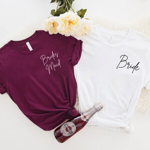 Bridesmaid Shirts, Bachelorette Shirts, Bridesmaid Proposal, Bachelorette Party Shirts, Bridal Party Shirt, Bridesmaid Gift, Wedding Shirts
