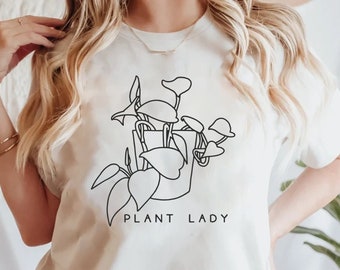 Plant Lady Shirt,Plant Shirt, Plant Lady Shirt, Gardening Shirt, Houseplant Shirt, Plant Mom Shirt, Plant Lover Shirt, Plant Lady Gift Shirt