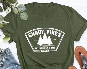 Shady Pines Retirement Home, Womens Shirt, The Golden Girls Shirt, Stay Golden,Blanche Dorothy Sophia Rose Shirt,Golden Girls Tee,80&#39;s Shirt