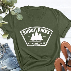 Shady Pines Retirement Home, Womens Shirt, The Golden Girls Shirt, Stay Golden,Blanche Dorothy Sophia Rose Shirt,Golden Girls Tee,80&#39;s Shirt