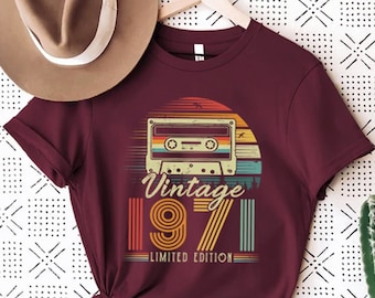 Vintage 1971 Shirt, 1971 Birthday Shirts, 54th Birthday Shirt, Birthday Gift, 54th Birthday Gift For Women, 54th Gift For Men,Birthday Party