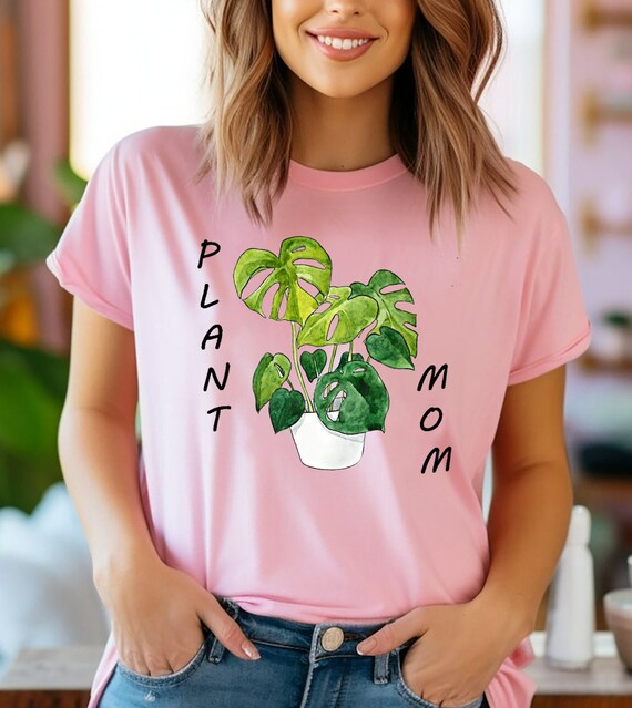 Custom Mothers Day Shirt, Custom Plant Shirt, Plant Lady Shirt, Plant Mom Shirt, Cute Plant Dad Shirt, Plant Lover Tee Mothers Day Shirt Tee