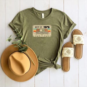 49th Birthday Shirt, 49 Years Of Being Awesome T-Shirt, 1976 Birthday Shirt, 49th Birthday Gift For Women, 49th Birthday Men Tee, 1976 Shirt