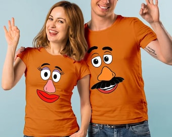 Mr Potato And Mrs Potato Head Shirt, Cute Thanksgiving Shirt, Custom Couple Shirt, Fall Family Matching Shirt, Funny Thanksgiving Tees, Fall