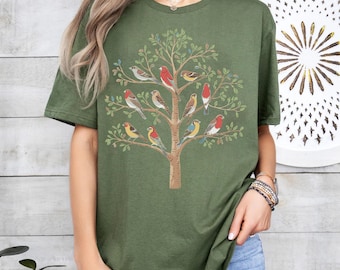Bird Gift, Bird Shirt, Bird Watching Gift, Birdwatcher Shirt,Bird Lover Shirt,Bird Nerd Shirt ,Gift for Bird Lover,Bird Species,Vintage Bird