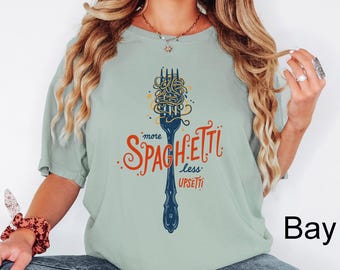 Comfort Colors® Spaghetti Shirt, Funny Food Shirt, Foodie Shirt, Food Humor, Funny Saying Shirt, Silly T-Shirt, Retro Graphic Tee, Spaghetti