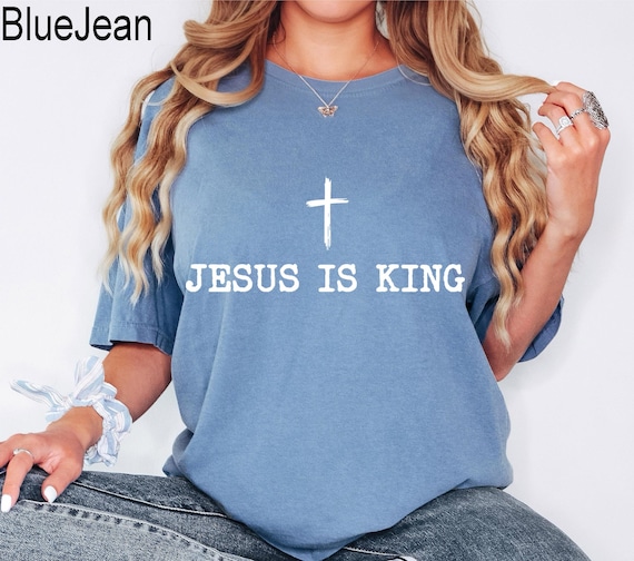 Comfort Colors® Christ is King T-shirt, Armor of God, Jesus Shirts, Men's Christian Shirt, Jesus is King Shirt, Faith Shirt, Scripture Shirt