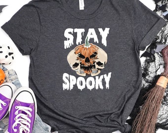Halloween T-Shirt, Horror Pumpkin Halloween Shirt, Retro Halloween Shirt, Skeleton Pumpkin Halloween Shirt, Pumpkin Sweatshirt, Pumpkin Tee