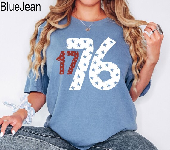 Comfort Colors® 1776 Shirt, Independence Shirt, The Stars Shirt, USA T-shirt, Veteran Shirt, American History 1776 Independence Day Shirt