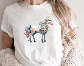 Cute Unicorn T-Shirt, Colorful Unicorn Shirt, Unicorn Shirt, Unicorn Gift, Funny Unicorn Shirt, Unicorn Lover, Unicorn Birthday,Unicorn Tees